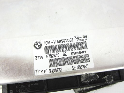 Sterownik moduł ARS VDC VDC2 BMW F01 F02