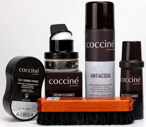НАБОР ДЛЯ УХОДА ЗА КОЖАНОЙ ОБУВЬЮ COCCINE 6В1