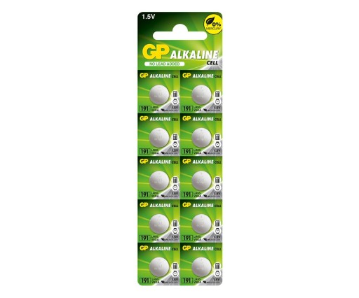 10x Bateria alkaline 1,5V AG8 LR55 zegarkowa 24mAh