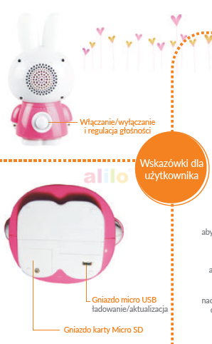 Alilo Honey Bunny G6 RED - сказочные песни в mp3
