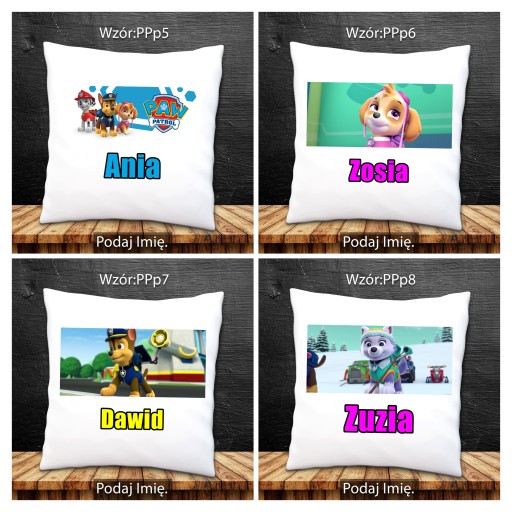 Подушка PAW Patrol PAW PATROL + ИМЯ ПОДАРОК