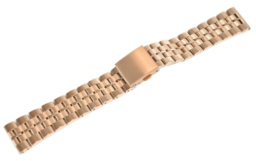 Bransoleta do zegarka ROSE GOLD STAL 14mm PVD m7