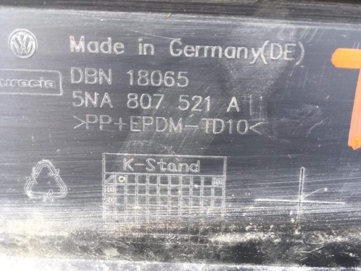 Dokładka zderzaka Hokej VW Tiguan 5NA
