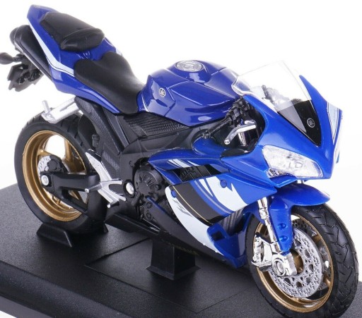 YAMAHA YZF-R1 2008 мотоцикл 1:18 Welly металл