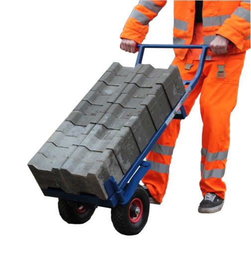 ТЕЛЕЖКА ДЛЯ БРУЧКИ Trak-bud 140 кг для брусчатки