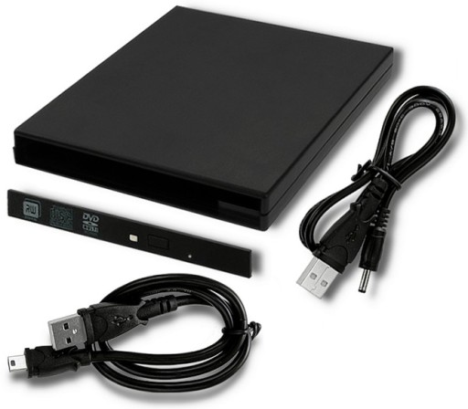 Корпус/отсек для оптического привода SATA CD/DVD | USB2.0 | 9,5 мм