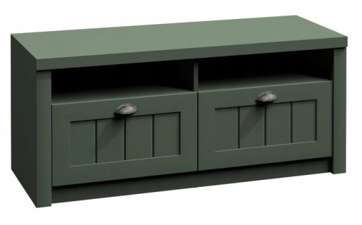Provence Green W2S витрина зеленая мебель для гостиной