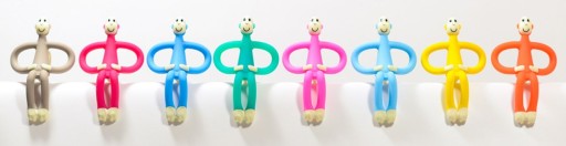 Массажный прорезыватель Matchstick Monkey со щеткой R