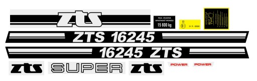 НАКЛЕЙКИ НАКЛЕЙКИ ZTS 16245 ZTS 16145 12245 ZETOR
