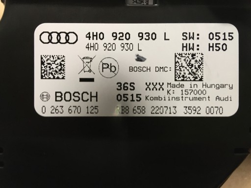 Audi A8 4H Одометр 4H0920930L ACC 76Tkm Benz