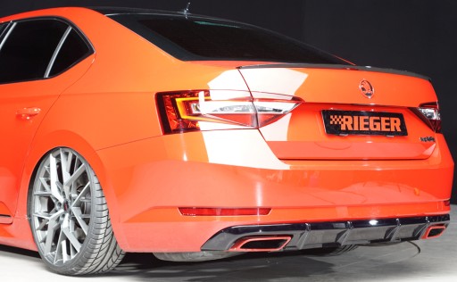 Диффузор заднего фартука Skoda Superb III