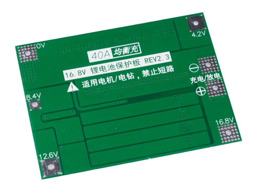 Li-Ion зарядное устройство BMS 4S 40A балансир 18650
