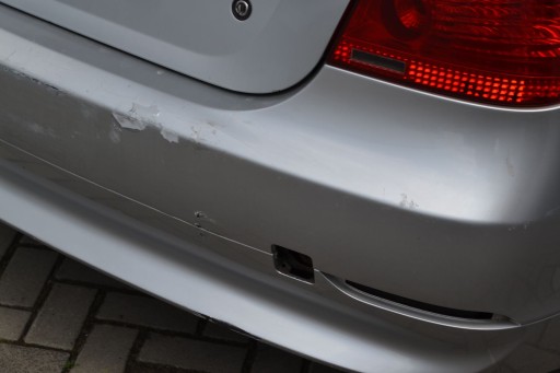 BMW e60 СЕДАН ЗАДНИЙ БАМПЕР 354/7 Titansilber