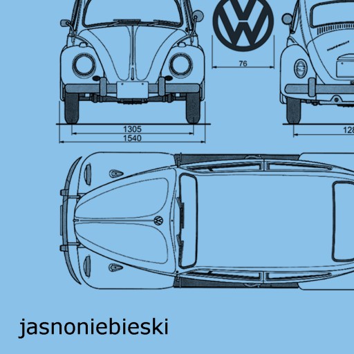 Футболка VOLKSWAGEN VW BEETLE Beetle - S