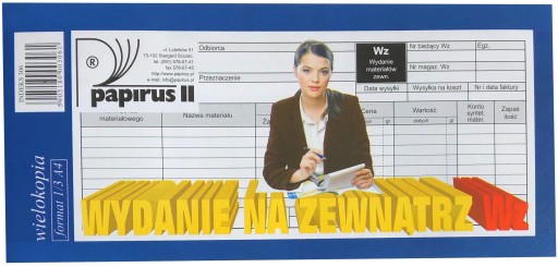 WZ PRINT - OUTDOOR EDITION 1/3 A4 - 10 блоков