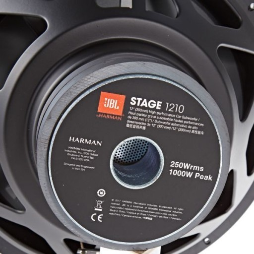 АВТОМОБИЛЬНЫЕ КОЛОНКИ JBL STAGE 1210 30 см, 1000 Вт