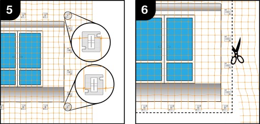 КОМПЛЕКТ СЕТКИ ДЛЯ БАЛКОНА ДЛЯ КОШКИ 2x3 БЕЗ СВЕРЛЕНИЯ, МАРКА «БЕЗОПАСНЫЕ КОШКИ»