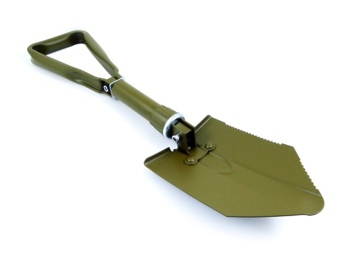 Складная лопатка-саперка, полевая военная скаутская MFH Bundeswehr Coyote
