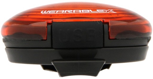 Задний фонарь Cateye SL-WA100 WEARABLE X USB 35лм
