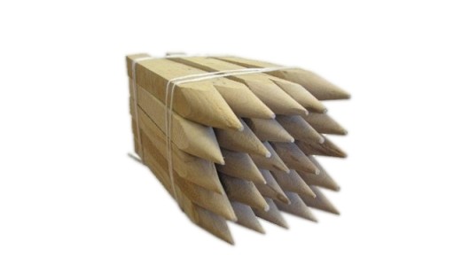 Palik, kołek geodezyjny bukowy 40cm - 100 szt.