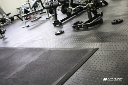 Каучуковое покрытие толщиной 10 мм для пазла CROSSFIT GYMS
