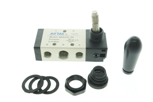 РУЧНОЙ КЛАПАН AIRTAC 4HA230C-08 5/3 -1/4 пружина