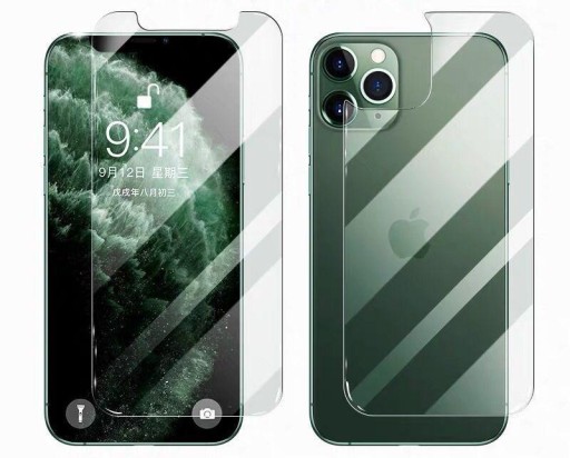 ЗАКАЛЕННОЕ СТЕКЛО 9H ДЛЯ IPHONE 11 PRO ПЕРЕДНЯЯ + ЗАДНЯЯ ЧАСТЬ