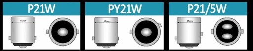 СВЕТОДИОДНАЯ ЛАМПА 50 SMD 1206 P21/5W BAY15D ДВУХ НИТЬ