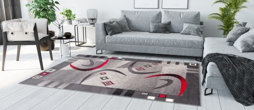 КОВЕР 100% ПП 120x170 BCF КОВРЫ СЕРОГО ЦВЕТА