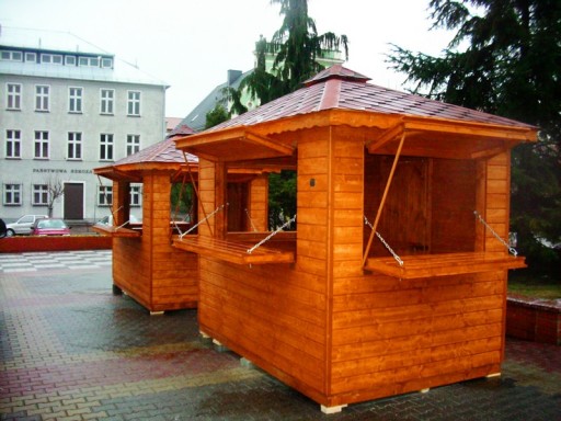 деревянный коммерческий дом, павильон, магазин 300x200