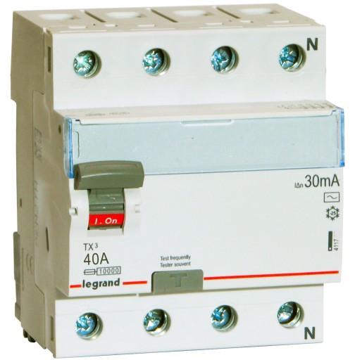 ДИФФЕРЕНЦИАЛЬНЫЙ ВЫКЛЮЧАТЕЛЬ LEGRAND TX³ 4P 40A 411708
