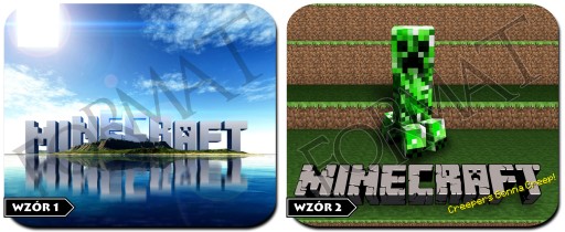 Коврик для мыши MINECRAFT - HD КАЧЕСТВО + НАДПИСЬ!