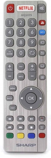 Оригинальный пульт дистанционного управления SHARP AQUOS NETFLIX RADIO.