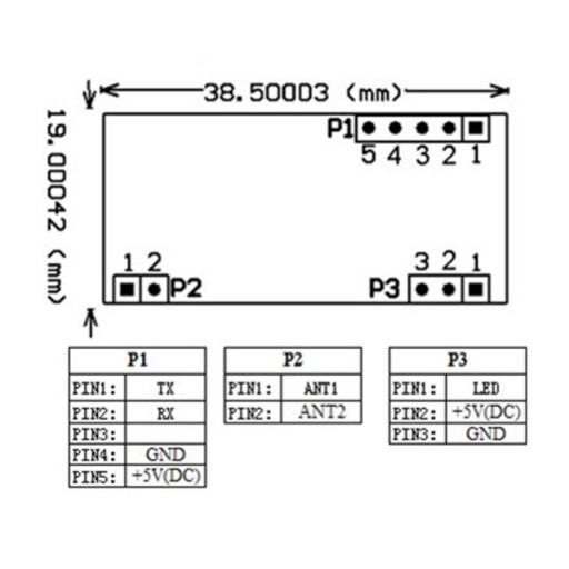 RDM6300 RFID-модуль 125 кГц + брелок