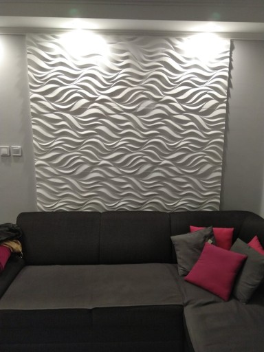 3D Стеновые панели из пенополистирола 60x60 FLAMES