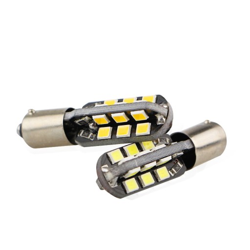 СВЕТОДИОДНАЯ ЛАМПА 24 SMD 2835 H6W BAX9S ПОЛОЖЕНИЕ CANBUS