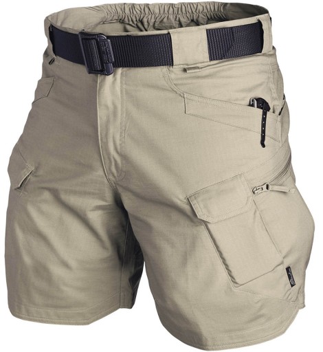 SPODENKI KRÓTKIE MESKIE BÓJOWKI HELIKON UTS 8.5 SZORTY WOJSKOWE KHAKI XL