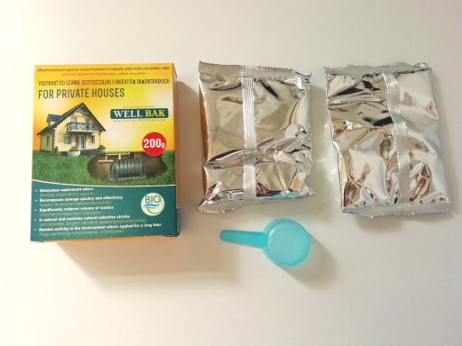 WELL BAK BACTERIA ДЛЯ септиков и очистных сооружений 200 г
