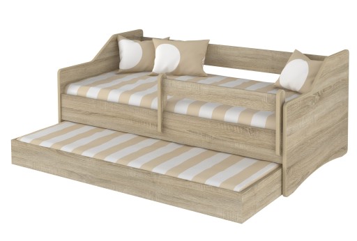 Детская двуспальная кровать LULU II 160x80 двухъярусная