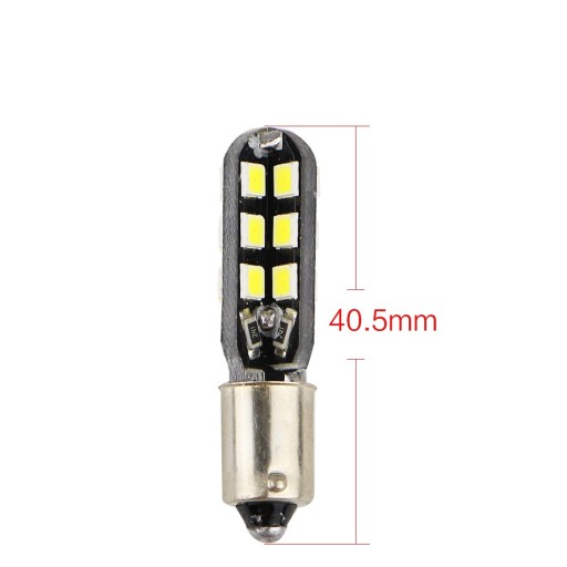СВЕТОДИОДНАЯ ЛАМПА 24 SMD 2835 H6W BAX9S ПОЛОЖЕНИЕ CANBUS