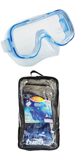 TUSA детская маска MINI KLEIO ласты для снорклинга S BL