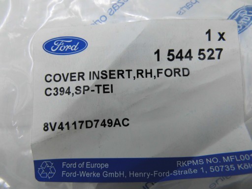 РЕШЕТКА БАМПЕРА ПЕРЕДНЯЯ ПРАВАЯ FORD KUGA Mk1 2008-12