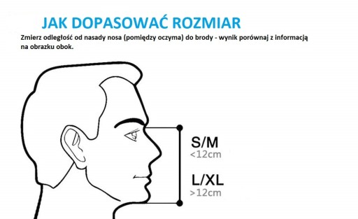 MASKA DO NURKOWANIA PEŁNOTWARZOWA LGB S/M kolory
