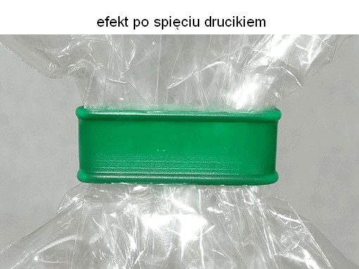 ЗАЖИМНАЯ ПРОВОДКА для быстрого закрытия мешков.