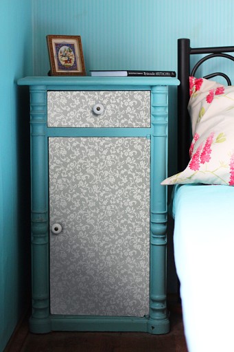 Мебельный шпон ПВХ ONAMENT СЕРЫЙ 45х50 W75