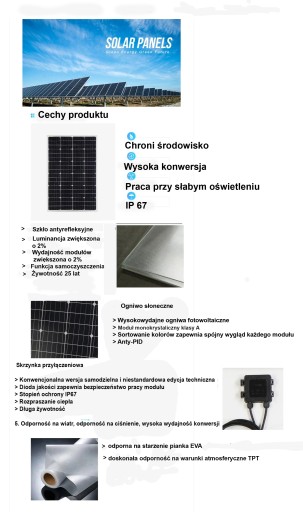 МОНОКРИСТАЛЛИЧЕСКАЯ СОЛНЕЧНАЯ ПАНЕЛЬ. Солнечная батарея 100 Вт