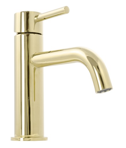 Смеситель для умывальника Lungo Light Gold Low REA