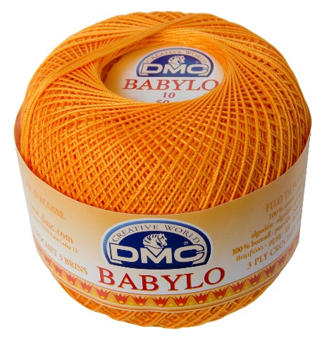 Шнур DMC BABYLO, толщина 10, 50г/267м, цвет 741