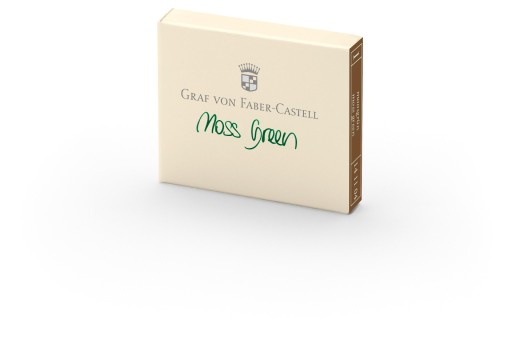 Naboje Graf Von Faber-Castell - Moss Green, 6 szt.