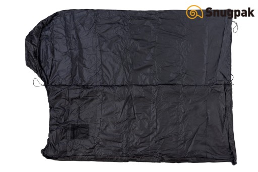 Сумка Jungle чёрная Snugpak лёгкий спальный мешок, молния слева